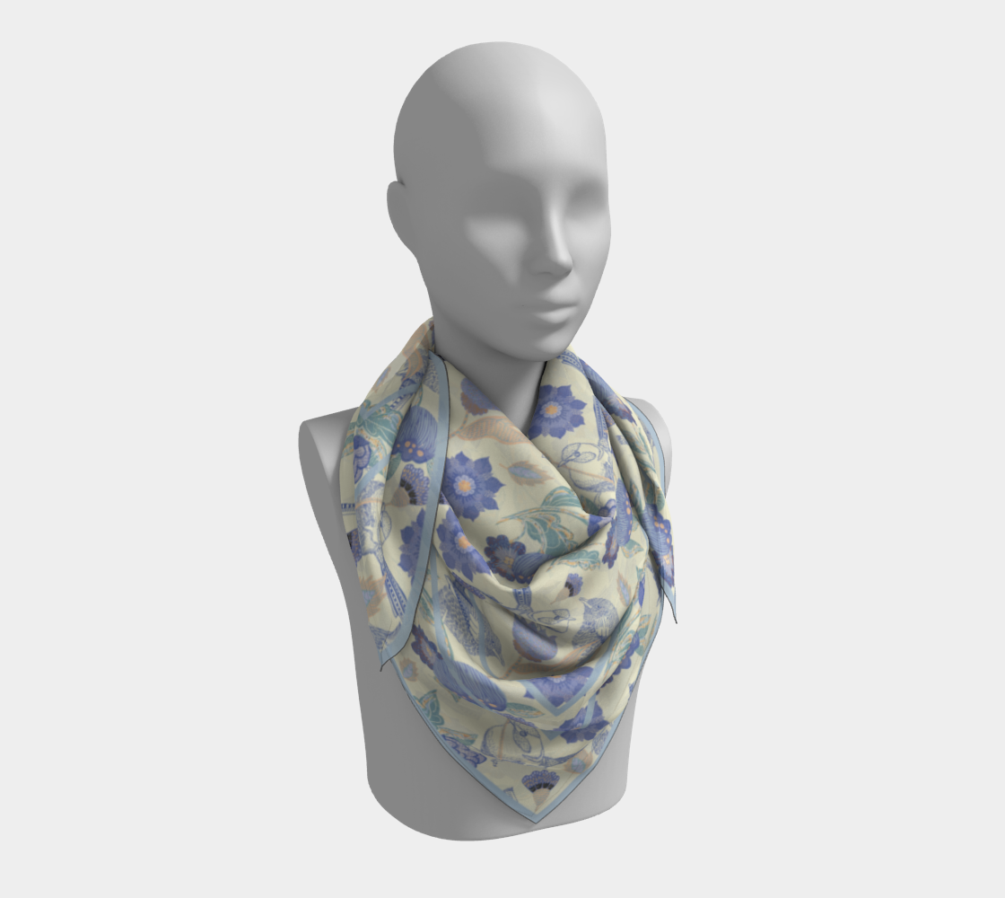 Meadow Song in Cream Bandana