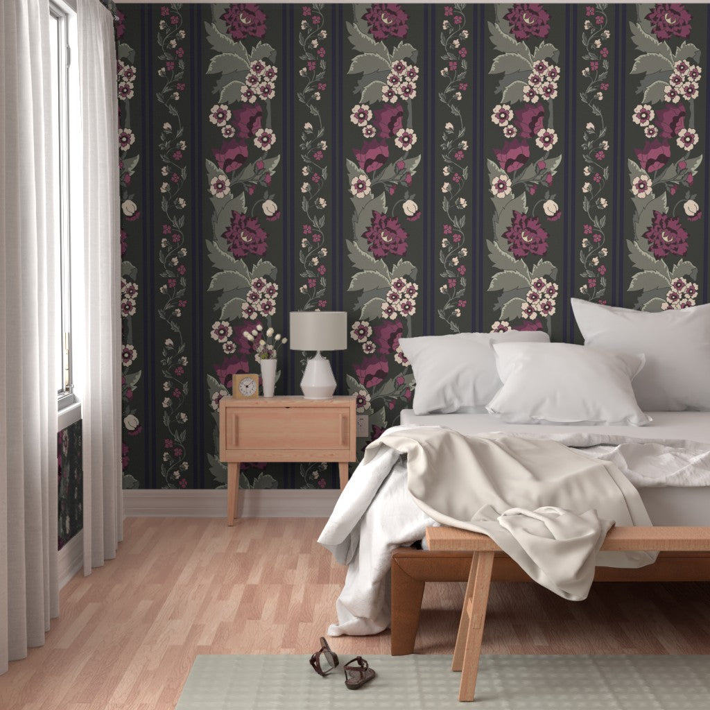 Rosewood Garden Wallpaper