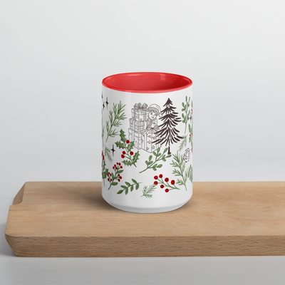 Krampusnacht Holiday Ceramic Mug - 15 oz